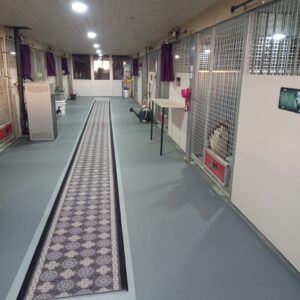 Couloir d'accès aux chambres